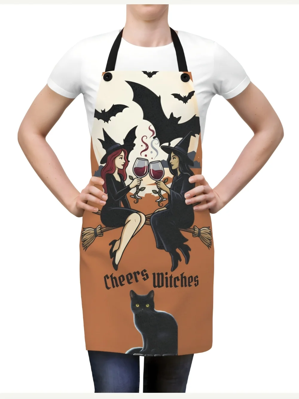 Cheers Witches Halloween Apron